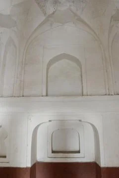 Interior of medieval Batashewala complex at Sundar nursury, Delhi, India Stock Photos