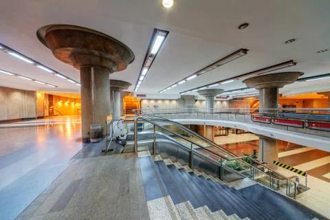 Interior of metro station Stock Photos
