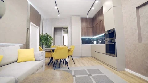 Interior of a modern apartment Stock Footage 152509983