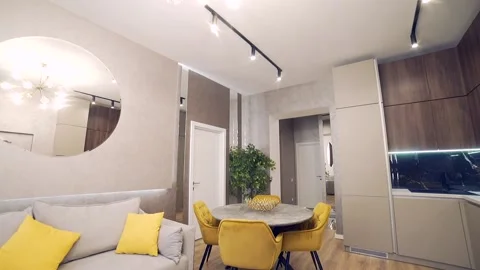 Interior of a modern apartment Stock Footage 152510060