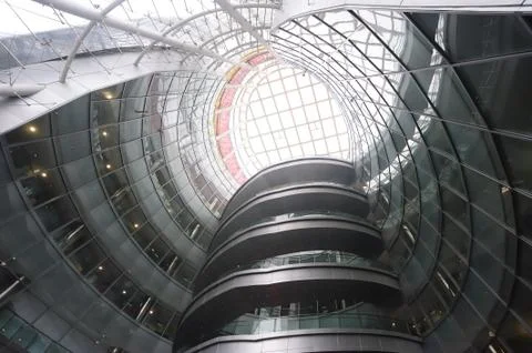 Interior of modern building Stock Photos