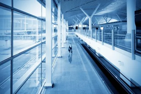 Interior of modern building Stock Photos