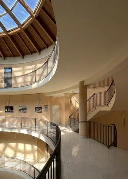 Interior of a modern building Stock Photos