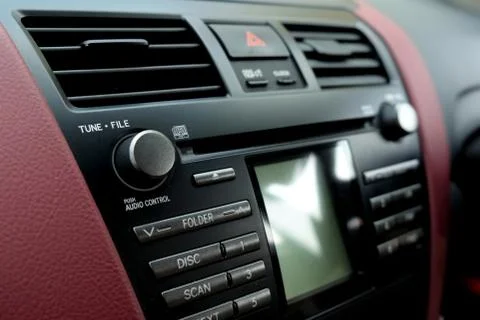 Interior of a modern car Stock Photos