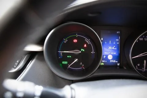 Interior of a modern car Stock Photos