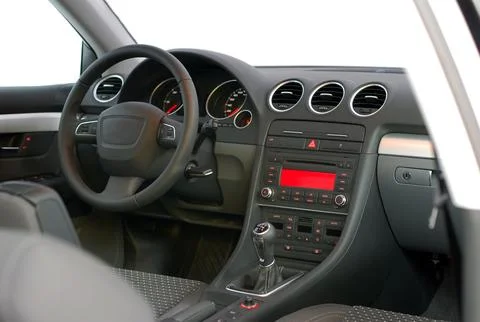 Interior of a modern car Stock Photos
