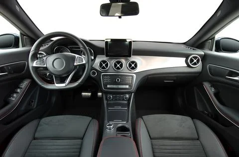 Interior of a modern car Stock Photos
