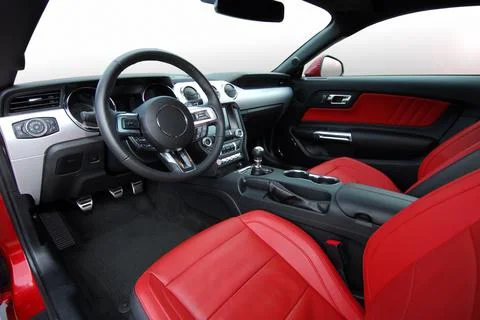Interior of a modern car Foto stock