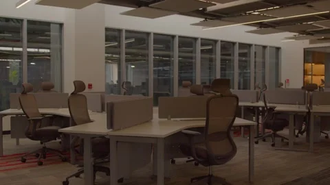 Interior modern designing setup in office Stock Footage 275506740