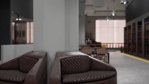 Interior of modern empty office building Vídeos de archivo 232680050