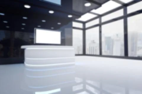 Interior of modern office building Ilustración de archivo