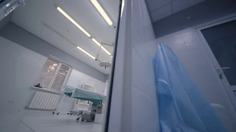 Interior of modern operating room Stock Footage 81184207