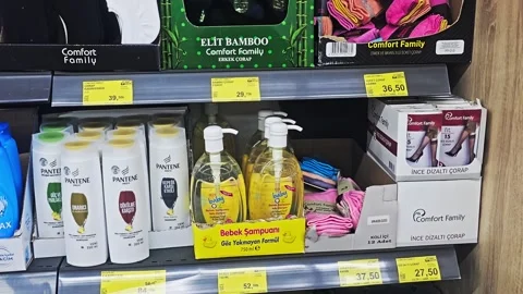 Interior of a modern pharmacy Stock Footage 277121337