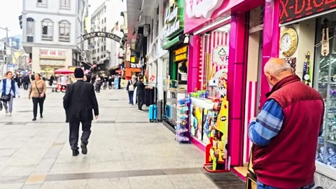 Interior of a modern shop Stock Footage 277155516