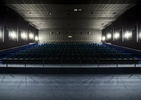 Interior of the modern theater Stock-Fotos