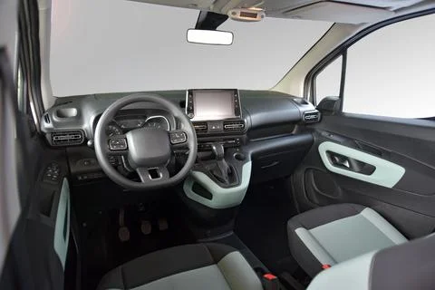 Interior of a modern VAN Stock Photos