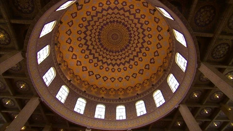 Interior of Mosque Stock Footage 88826209