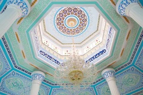 Interior of the Mosque Stock Photos