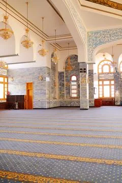 Interior of a mosque in Sharm El Sheikh Stock Photos