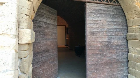 Interior Multiple Shots of of Famagusta Gate in Nicosia Stock Footage 100629905