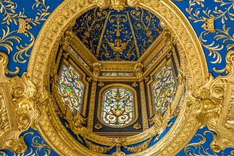 Interior at the Munich Residence, Munich, Upper Bavaria, Bavaria, Germany, Ju Foto stock