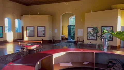 Interior of Museu da Polvora Reception Area Видео 334819627