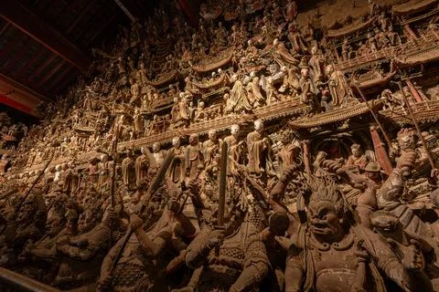 Interior of the museum in xi'an Stock Photos