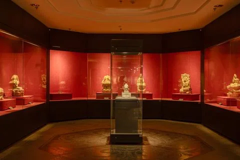 Interior of the museum in xi'an Stock Photos