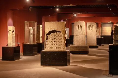 Interior of the museum in xi'an Stock Photos