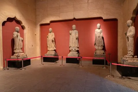 Interior of the museum in xi'an Stock Photos