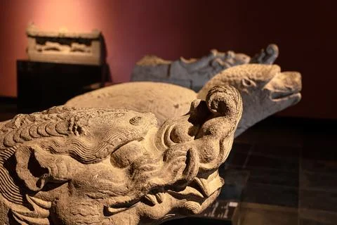 Interior of the museum in xi'an Stock Photos