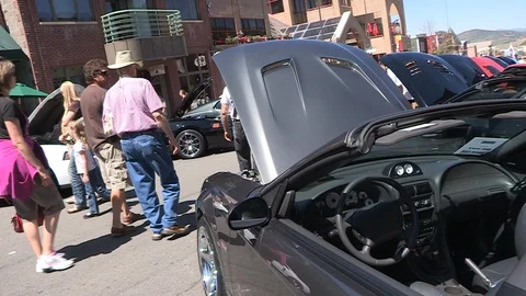 Interior of Mustang car. Stock Footage 99600116