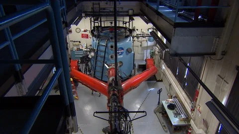 Interior of a NASA laboratory Stock Footage 99083104
