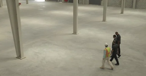 Interior Of New Large Warehouse (4K) Stock Footage 63084155