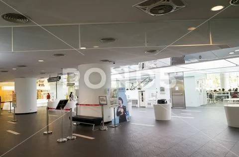 Interior of New Taipei city main library Stock Photos