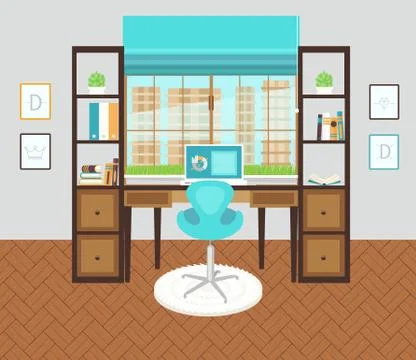 Interior office area Stock Illustration