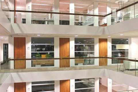 Interior office building Stock Photos