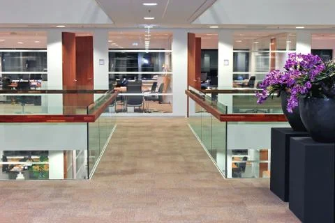 Interior office building Stock Photos