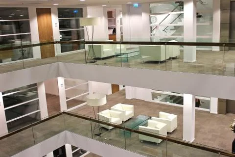 Interior office building Stock Photos