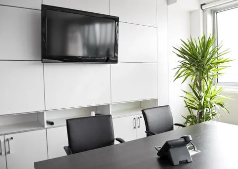 Interior office building Stock Photos