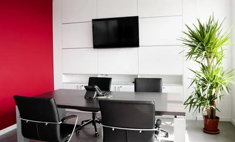 Interior office building Stock Photos
