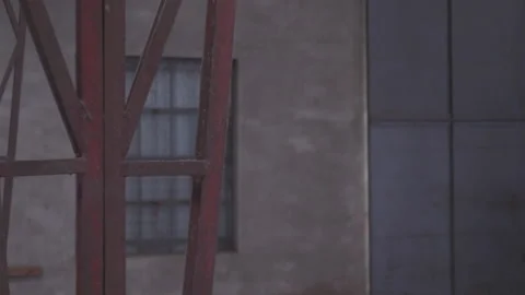 Interior Old Abandoned Warehouse Stock Footage 219467560