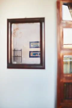 The interior of an old building, a room with a Stock Photos