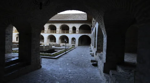  The interior of the old castle Stock Footage 62403706