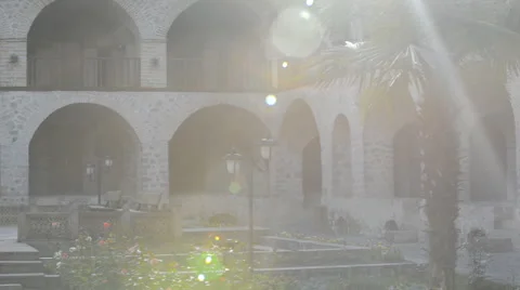  The interior of the old castle Stock Footage 62403730