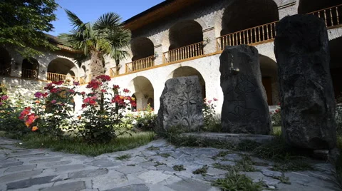  The interior of the old castle Stockbeeldmateriaal 62403825