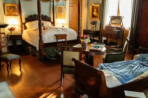 The interior of an old colonial building Stock Photos