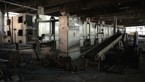The interior of the old factory 스톡 동영상 89162294