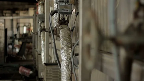 The interior of the old factory 스톡 동영상 89162332