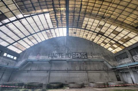 Interior old factory Stock Photos